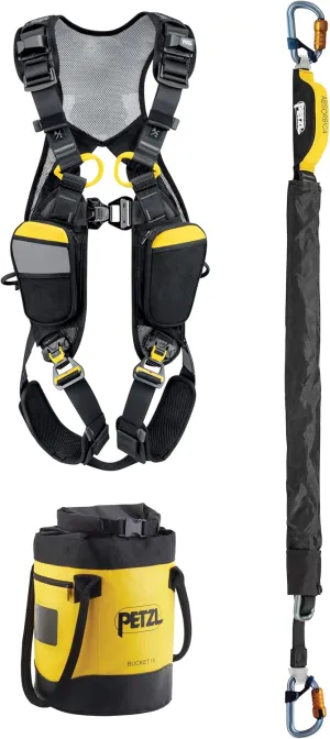 PETZL Newton EasyFit Mobile Elevated Work Platform Fall Arrest Kit (2)