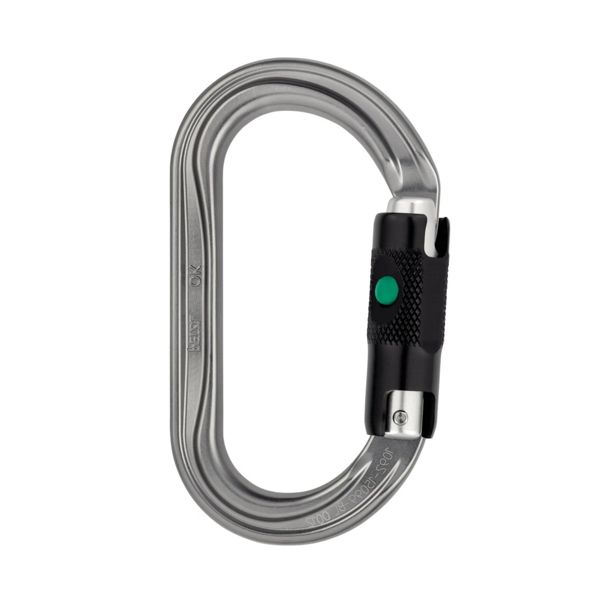 Petzl OK Ball-Lock Oval Aluminum Carabiner - M33A BL