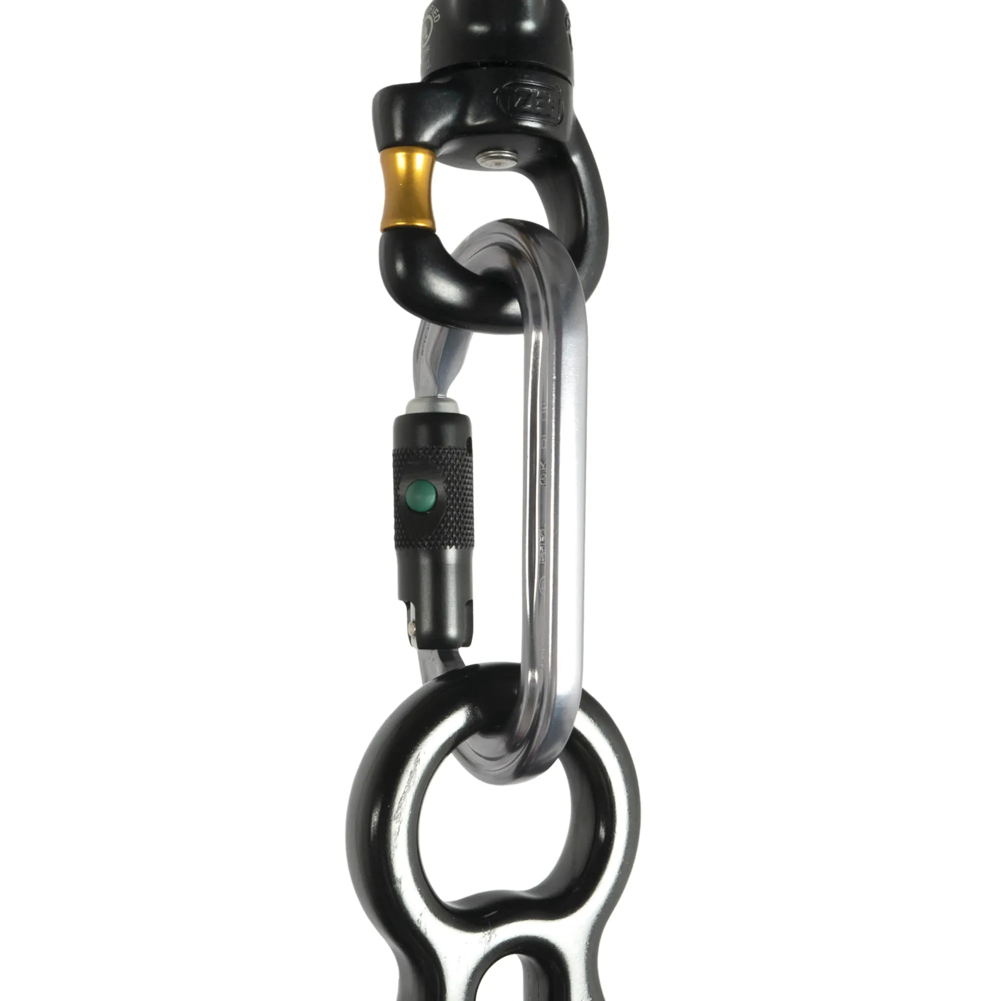 Petzl OK Ball-Lock Oval Aluminum Carabiner - M33A BL