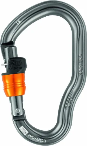 PETZL - Vertigo Wire-Lock, Carabiner for Climbing Lanyards, 10 Pack