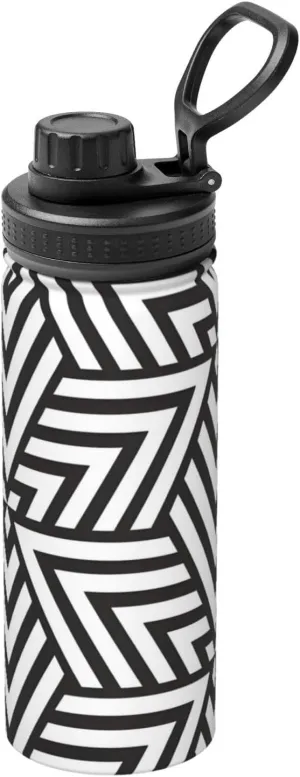 PHAYAH Printidea Camping Hiking Hydration Flask Stainless Steel, Double Walled & Vacuum Insulated Water Bottle