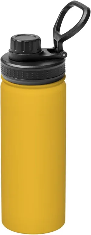PHAYAH Solid Color Gold Camping Hiking Hydration Flask Stainless Steel, Double Walled & Vacuum Insulated Water Bottle