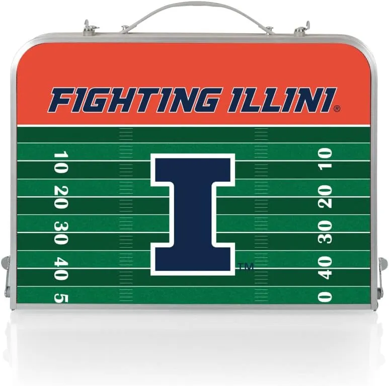 PICNIC TIME NCAA Concert Portable, Small Folding, Mini Picnic Table