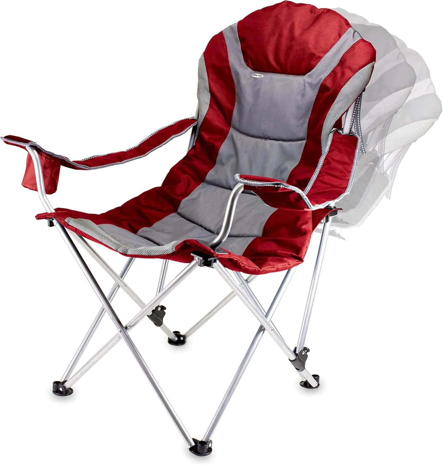 PICNIC TIME NFL Reclining Camp, Beach Adults, Sports Chair with Carry Bag