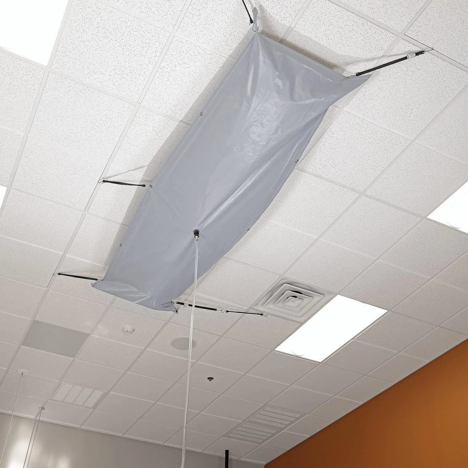 PIG Roof Leak Diverter Tarp - 10' x 3' - Gray - TLS672-GY