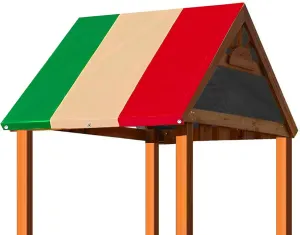 Playground Canopy Replacement Cover - Outdoor Play Canopy Top, Backyard Playground Shade | UV-Resistant Playset Shade Cover, Playhouse Tarp for Outdoor Playsets, Backyard Decoration, Daycare Center,