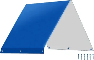 Playground Replacement Canopy,52" x 90" Outdoor Swingset Shade Kids Playground Roof Canopy Waterproof Cover Replacement Tarp Sunshade UV Protection,Kids Playground Roof Canopy (Blue)