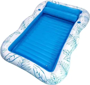 Pool Floats – Inflatable Pool Float, Water Lounger, Floating Chair | Swim Ring, Giant Floaty Raft for Adults, Water Hammock, Lake Float, Pool Inflatable, Summer Lounge Mattress, Beach Float for Fun