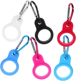 POPETPOP 24pcs Silicone Kettle Clips Multipurpose Bottle Hooks for Easy Carrying Random Color for Backpack Bike Use Space-Saving Design for Active Lifestyles