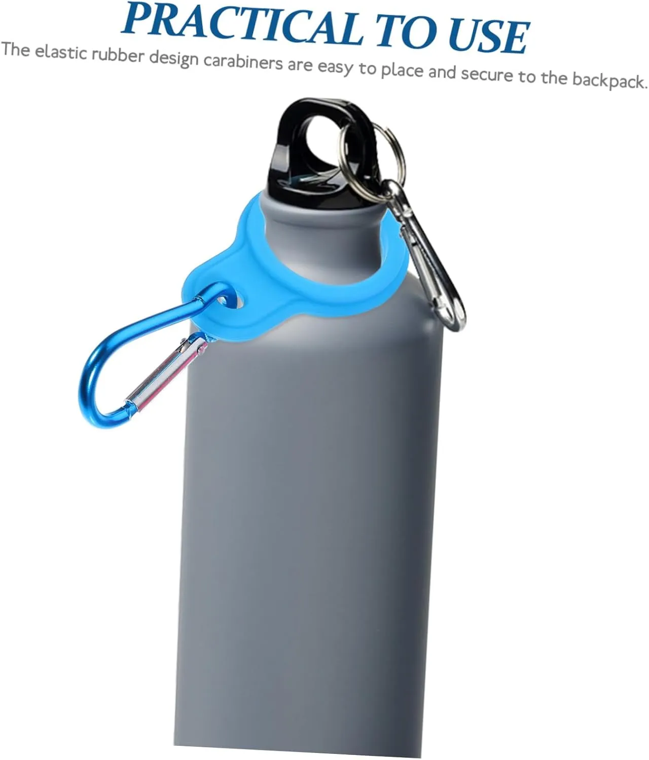 POPETPOP 24pcs Silicone Kettle Clips Multipurpose Bottle Hooks for Easy Carrying Random Color for Backpack Bike Use Space-Saving Design for Active Lifestyles