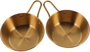 POPETPOP Camping Bowl Set Lid Collapsible Camping Bowls Portable Outdoor Dining