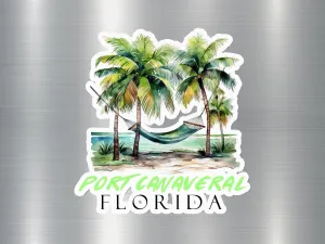 Port Canaveral Florida Hammock Sticker
