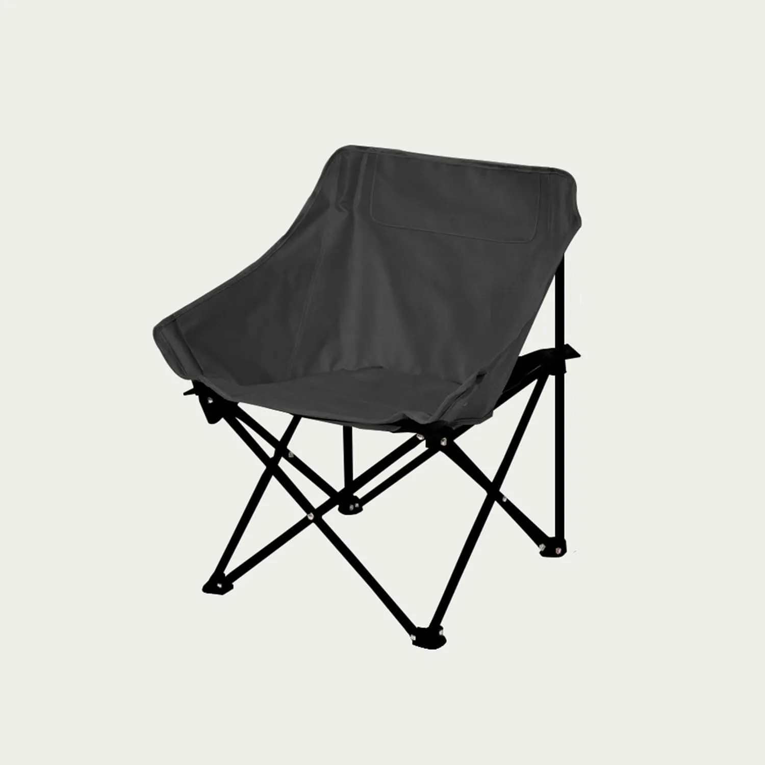 Portable Camping Chair, Ultra Lightweight Folding Picnic Chair, Suitable for Travel, Picnicking, Hiking, Fishing (Black,Twin)