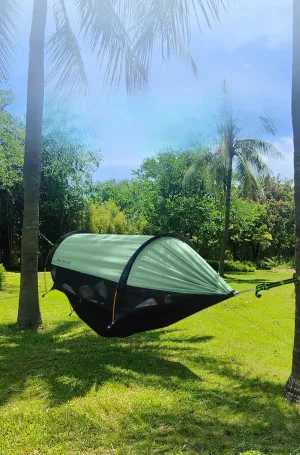 Portable Camping Hammock for Lightweight Backpacking, Outdoor, Camping Mosquito Hanger Hammock (Wyvern D - Green)