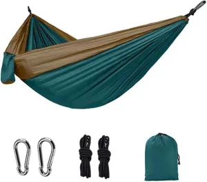 Portable Camping Hammock Single Hanging Bed Wear Resistant Strong Load-Bearing Hanging Bed Hammock Camping Supplies