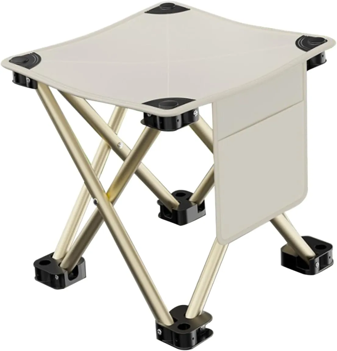 Portable Folding Camping Stool Lightweight Outdoor Foot Rest Durable Carbon Bracket for Hiking Fishing and Outdoor Relaxation Extra