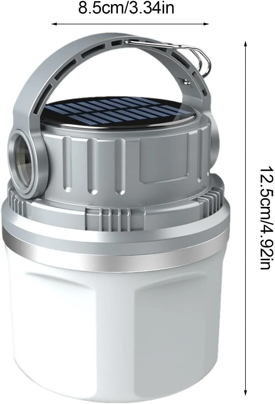 Portable Lantern Flashlight, Super Bright Outdoor Lantern, Multifunctional Camping Lantern, Solar Powered Lantern, Water Resistant Camping Lantern, USB Rechargeable Lantern, Solar Lantern Outdoor,