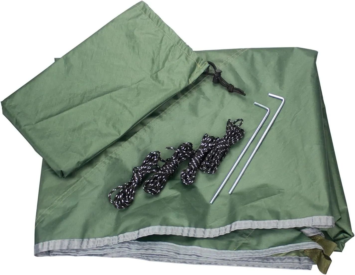 Portable Mosquito Net Nylon Camping Hammock with Waterproof Rain Fly Canopy Tarp Outdoor Hanging Bed Sleeping
