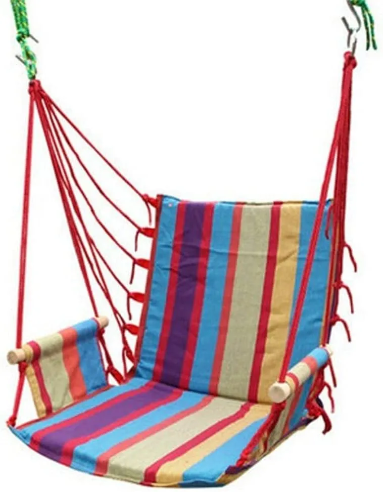 Portable Outdoor Camping Hammock, Breathable Hammock Swing hammut Chair for Backpacking Beach (Color : E)