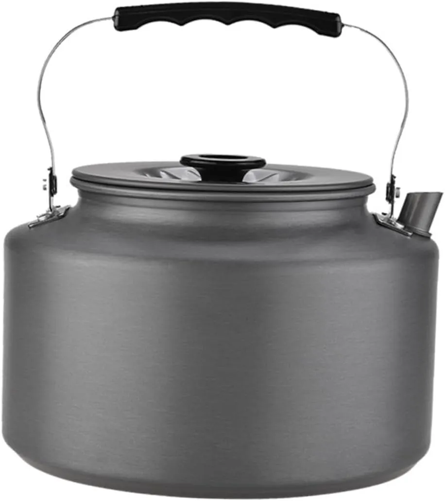 Portable Outdoor Camping Kettle Lightweight Tea Pot for Picnics Easy to Clean Compact Design for Travel and Boiling Water Needs