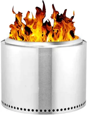 Portable Outdoor Wood Burning Stove, Camping Tent Stove with Storage Bag Stable Bracket Thicked Stainless Steel Material Detachable Design, for Keeping Warm Cooking