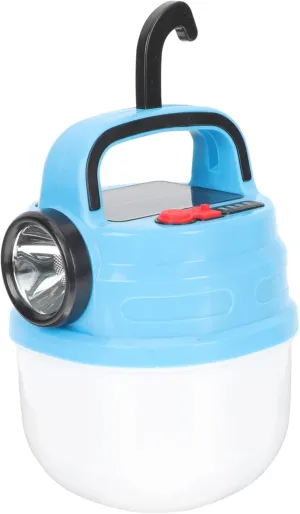Portable Solar Camping -Resistant Tent Lantern Removable Hooks Convenient Emergency Led Lamp for for Picnics Hiking and Tent Use