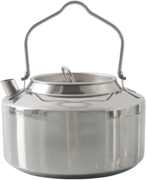 Portable Stainless Steel Camping Kettle for Outdoor Adventures