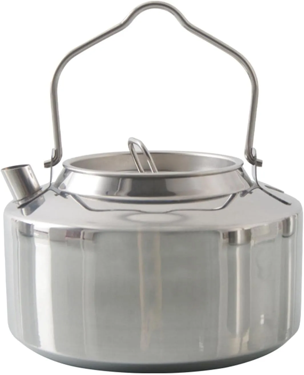 Portable Stainless Steel Camping Kettle for Outdoor Adventures