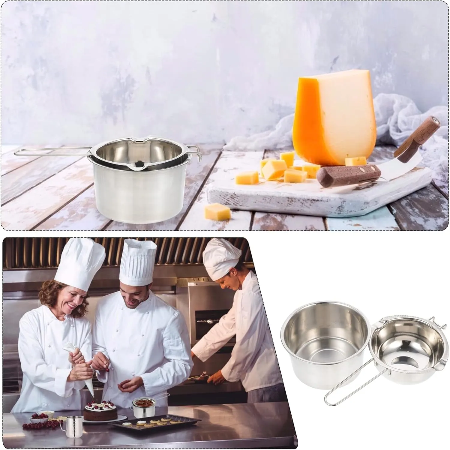 Pot Electric Shatterproof Warmer Small Heater Top Maker Melting Mixing Bowls with Lids Stove Kettle