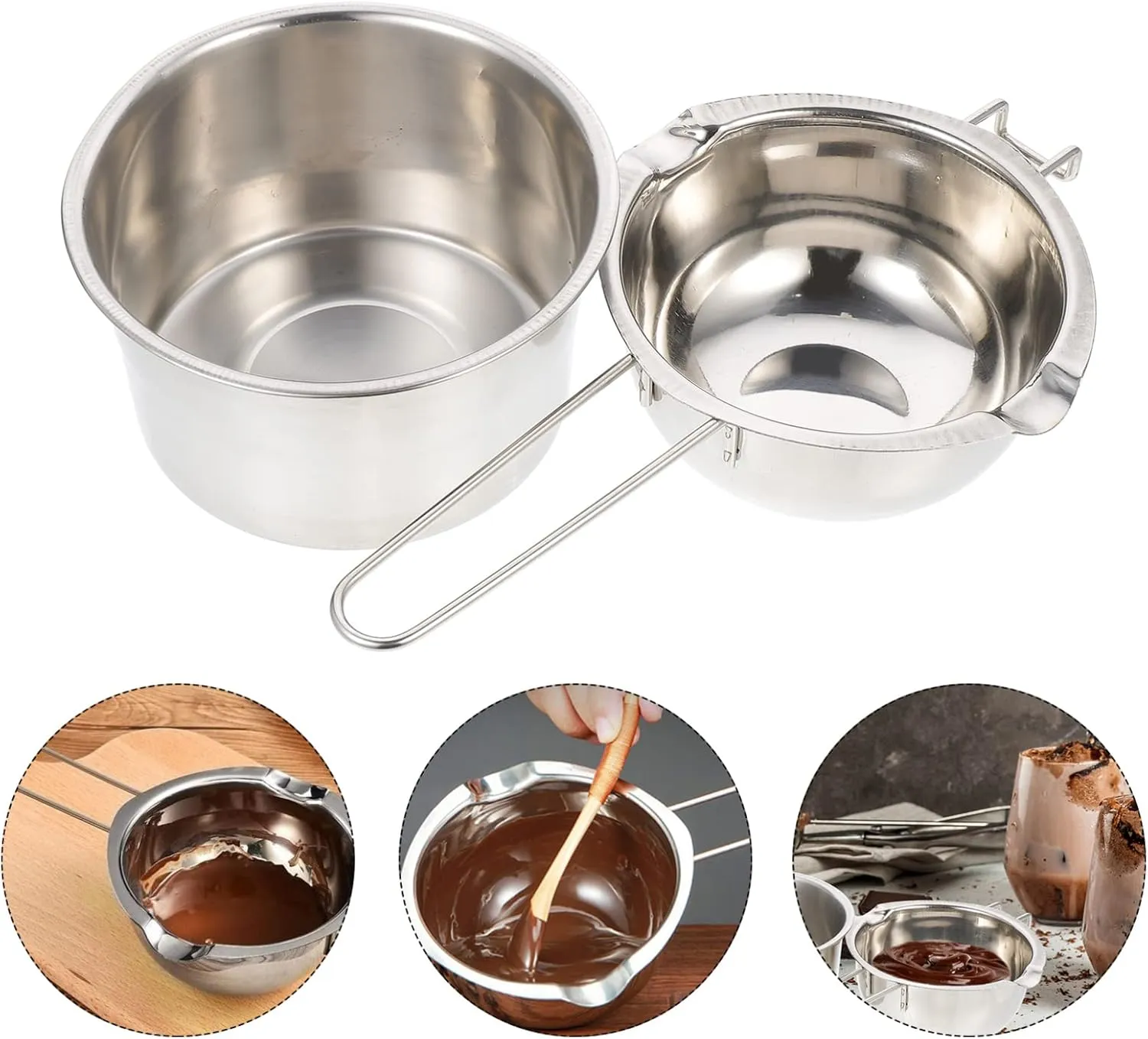 Pot Electric Shatterproof Warmer Small Heater Top Maker Melting Mixing Bowls with Lids Stove Kettle
