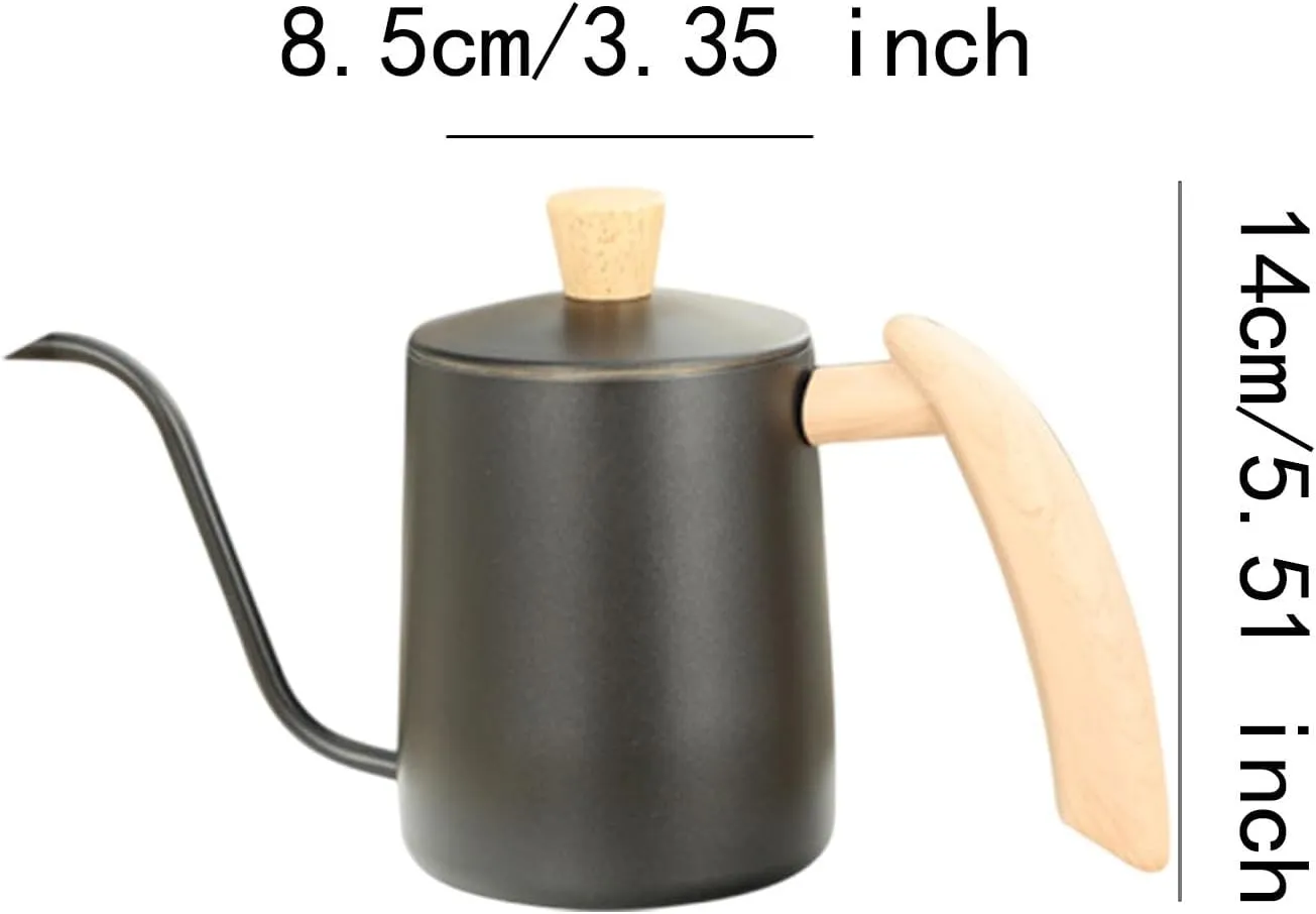 Pour Over Coffee Kettle Camping Coffee Pot Portable Birthday Gifts Hand-Poured Coffee Pot for Home Kitchen Travel