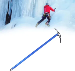 Professional Ice Climbing Axes, Lightweight Outdoor Walking Pickaxe with Aluminum Material Length 60/65/70/75cm, Climbing Equipment for Mountaineering Hiking Aerial Work