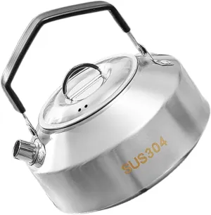 Professional Stovetop Kettle Large Capacity Water Heating Pot Portable Camping Supply Handle Water Kettle 304 Steel Tea Pot