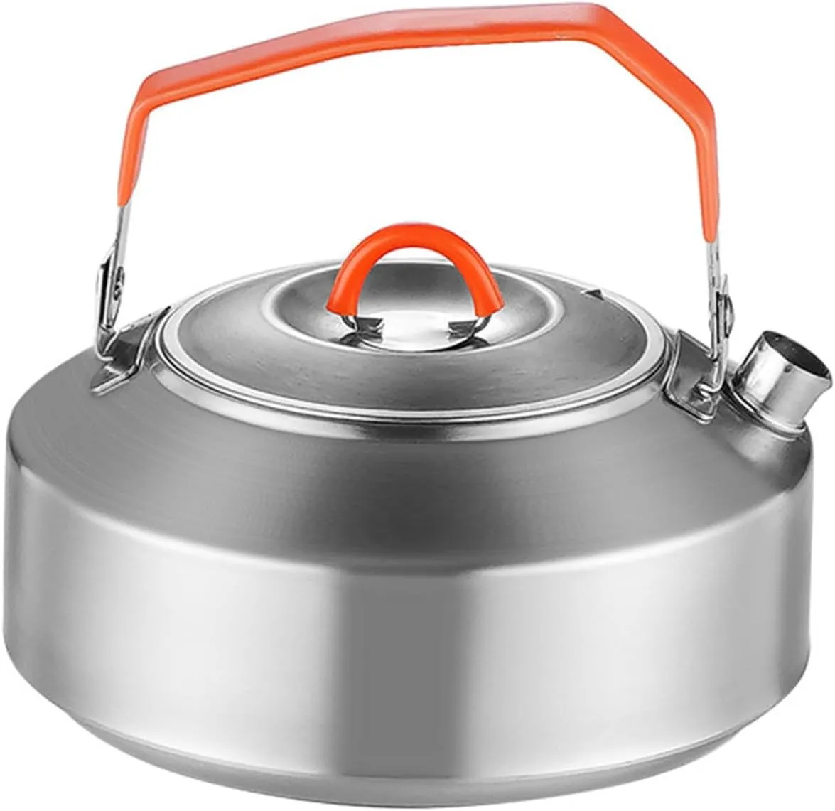 Professional Stovetop Tea Kettle Compact Stainless Steel Camping Kettle for Cooking