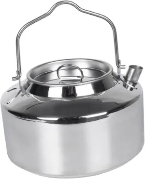 Professional Water Pot for Camping Camp Kettle Wear-Resistant Stainless Steel Kettle Outdoor Accessory