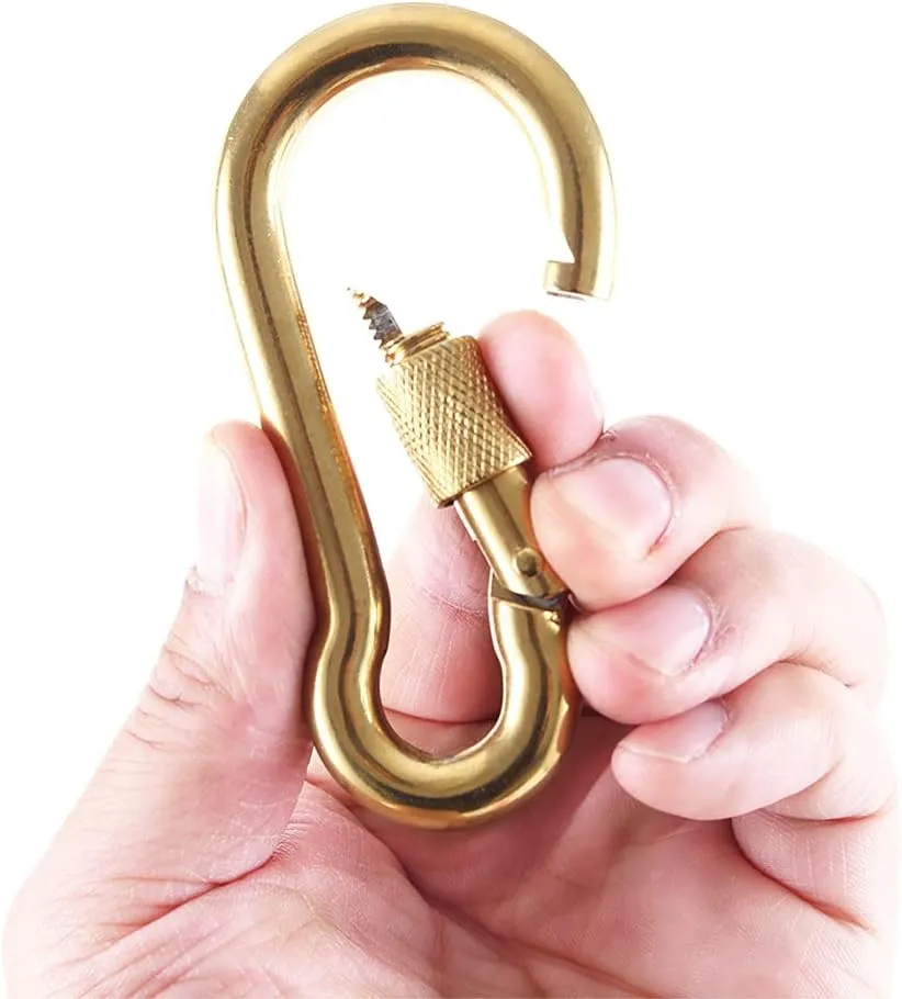 PROND Locking Carabiners, Heavy Duty Carabiner, 316 Stainless Steel Screw Lock Carabiner Hooks