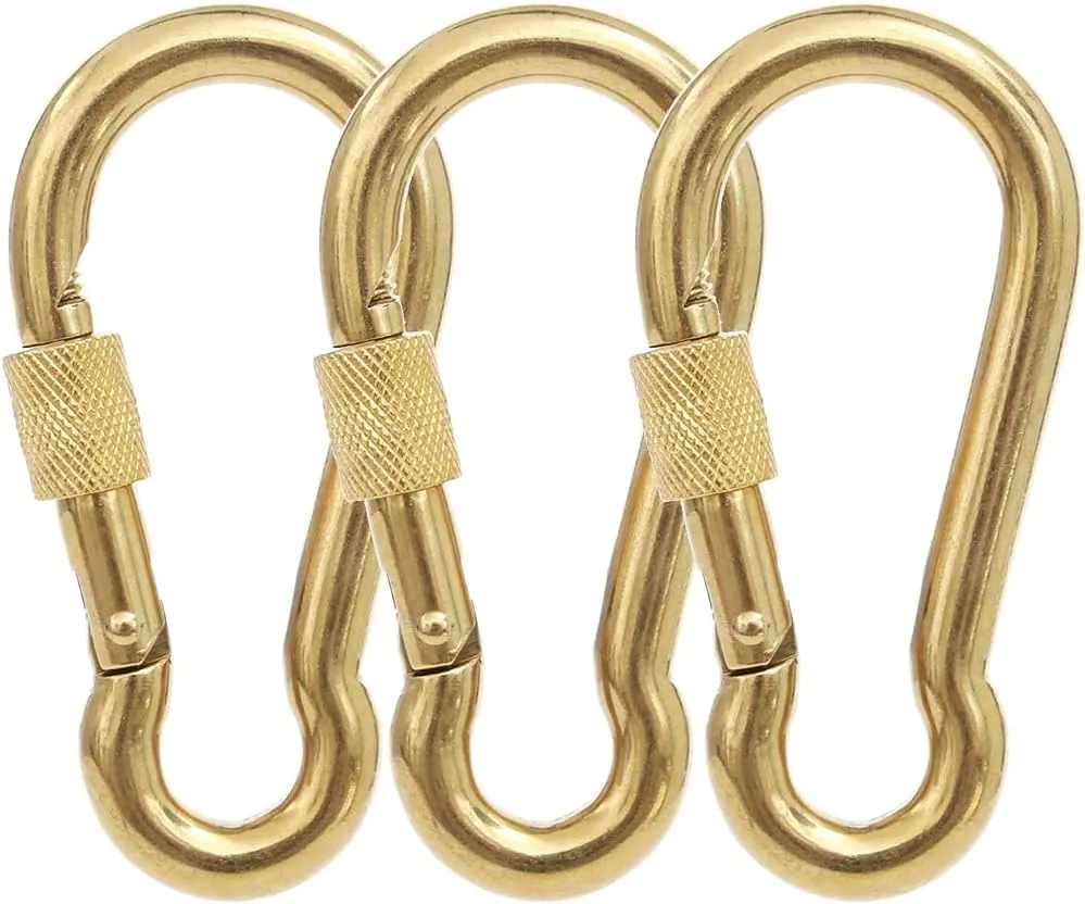 PROND Locking Carabiners, Heavy Duty Carabiner, 316 Stainless Steel Screw Lock Carabiner Hooks