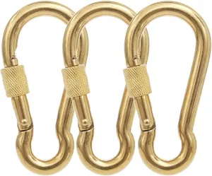 PROND Locking Carabiners, Heavy Duty Carabiner, 316 Stainless Steel Screw Lock Carabiner Hooks