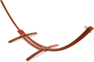 Prosource New Wooden Curved Arc Hammock Stand W/ Hammock