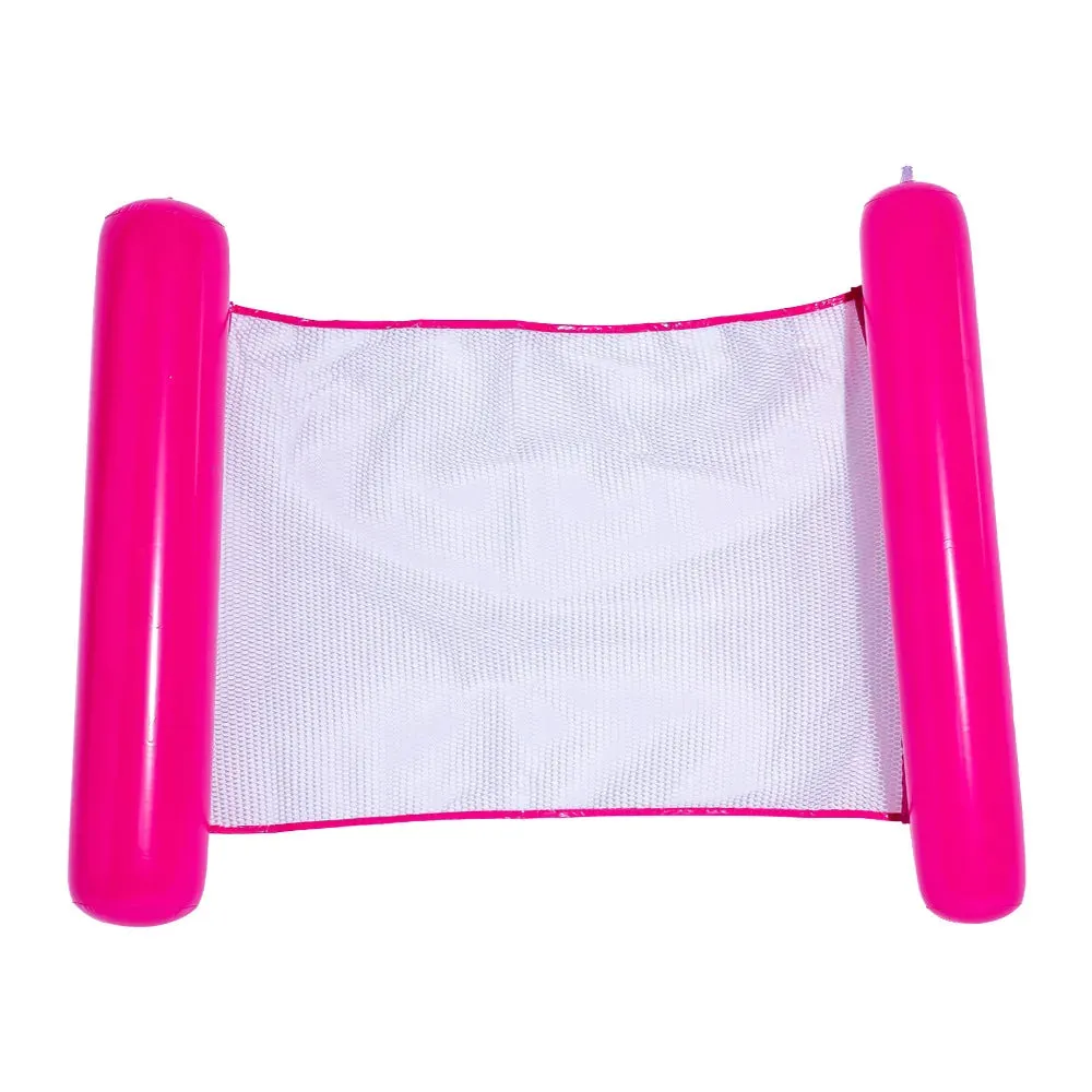 PVC Summer Inflatable Foldable Floating Row Swimming Pool Water Hammock Air Mattresses Bed Beach Water Sports Lounger Chair
