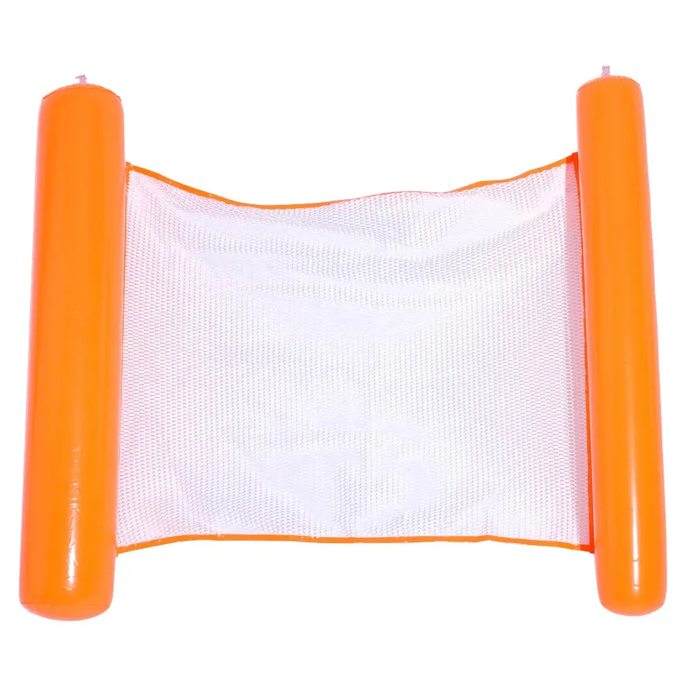 PVC Summer Inflatable Foldable Floating Row Swimming Pool Water Hammock Air Mattresses Bed Beach Water Sports Lounger Chair
