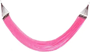 Qtqgoitem Nylon Mesh Camping Travel Hiking Spreader Swing Hanging Bed Suspended Hammock Pink (Model: 685 be3 89c b3e b22)