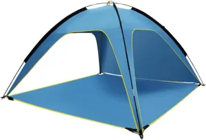 Quick-Open Tent Sided Ventilated Large Outdoor Camping Shelter Beach Picnic Canopy Uv Protection Family Size