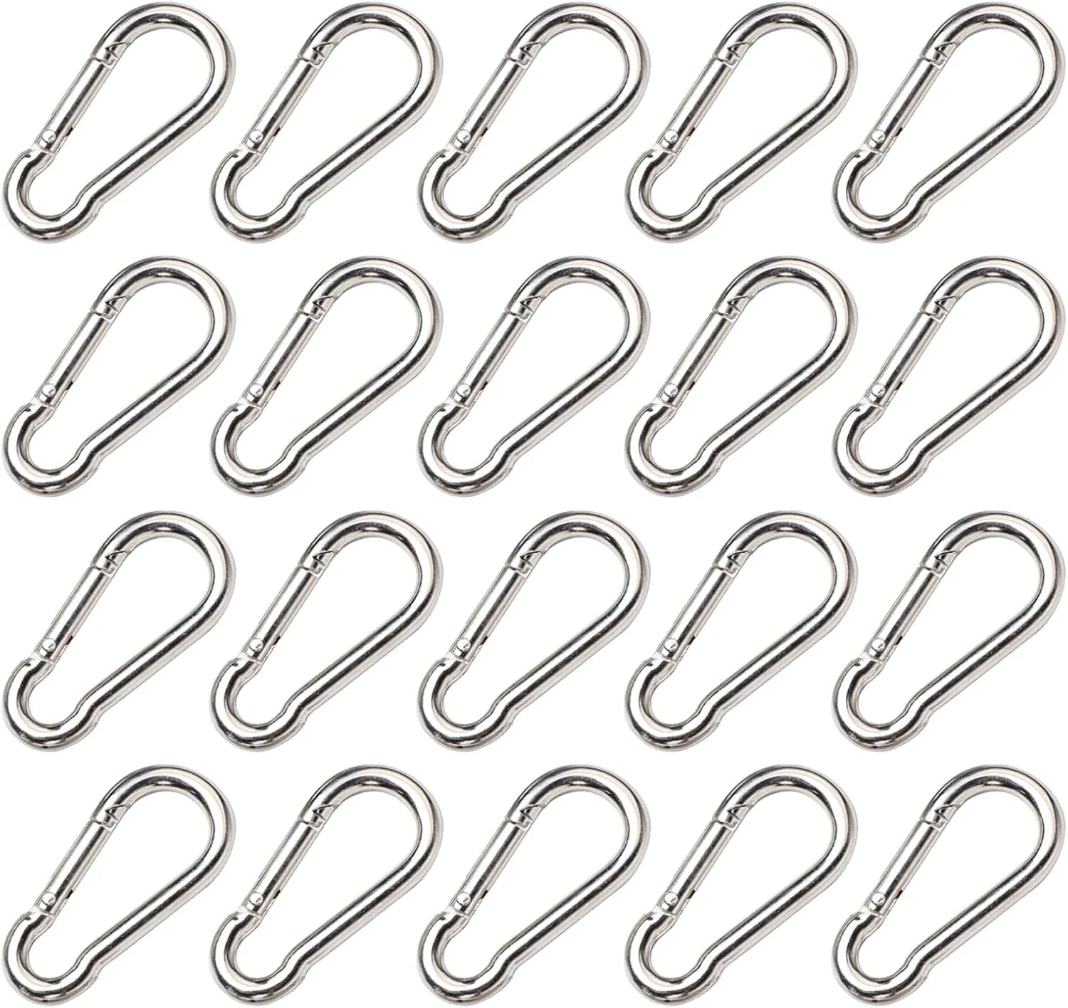 Quickly Link D-Shaped Climbing Buckle Locking Spring Hook Carabiner Clip For Camping Fishing Hikings Travelings