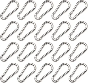 Quickly Link D-Shaped Climbing Buckle Locking Spring Hook Carabiner Clip For Camping Fishing Hikings Travelings