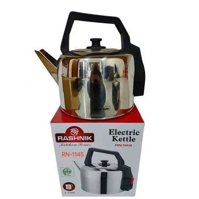 Rashnik RN-1145 Electric Kettle - 5.7 Liters, Stainless steel, Dry & Over Heat Protection