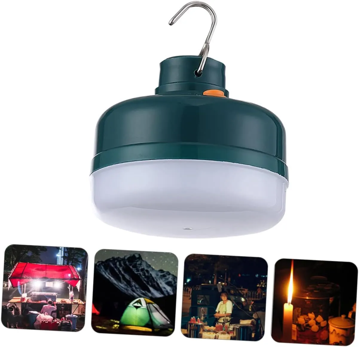 Rechargeable Outdoor Led Camping Light Tent Lamp Magnetic Design for Versatile Use High Brightness Wide Illumination for Night Markets Emergencies Camping