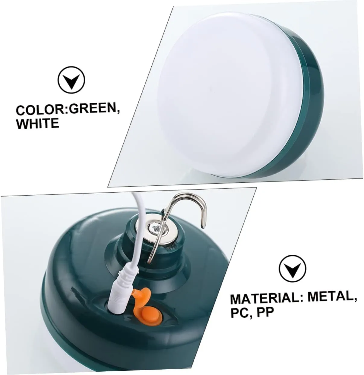 Rechargeable Outdoor Led Camping Light Tent Lamp Magnetic Design for Versatile Use High Brightness Wide Illumination for Night Markets Emergencies Camping