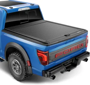 Retractable Hard Tonneau Cover Fits 2015-2025 Ford F-150 5.5-5.6 FT Truck Bed (incl. Lightning/Raptor)
