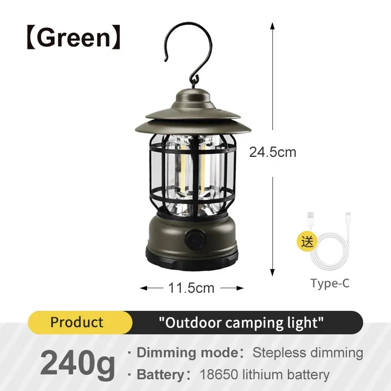 Retro Portable Camping Lantern